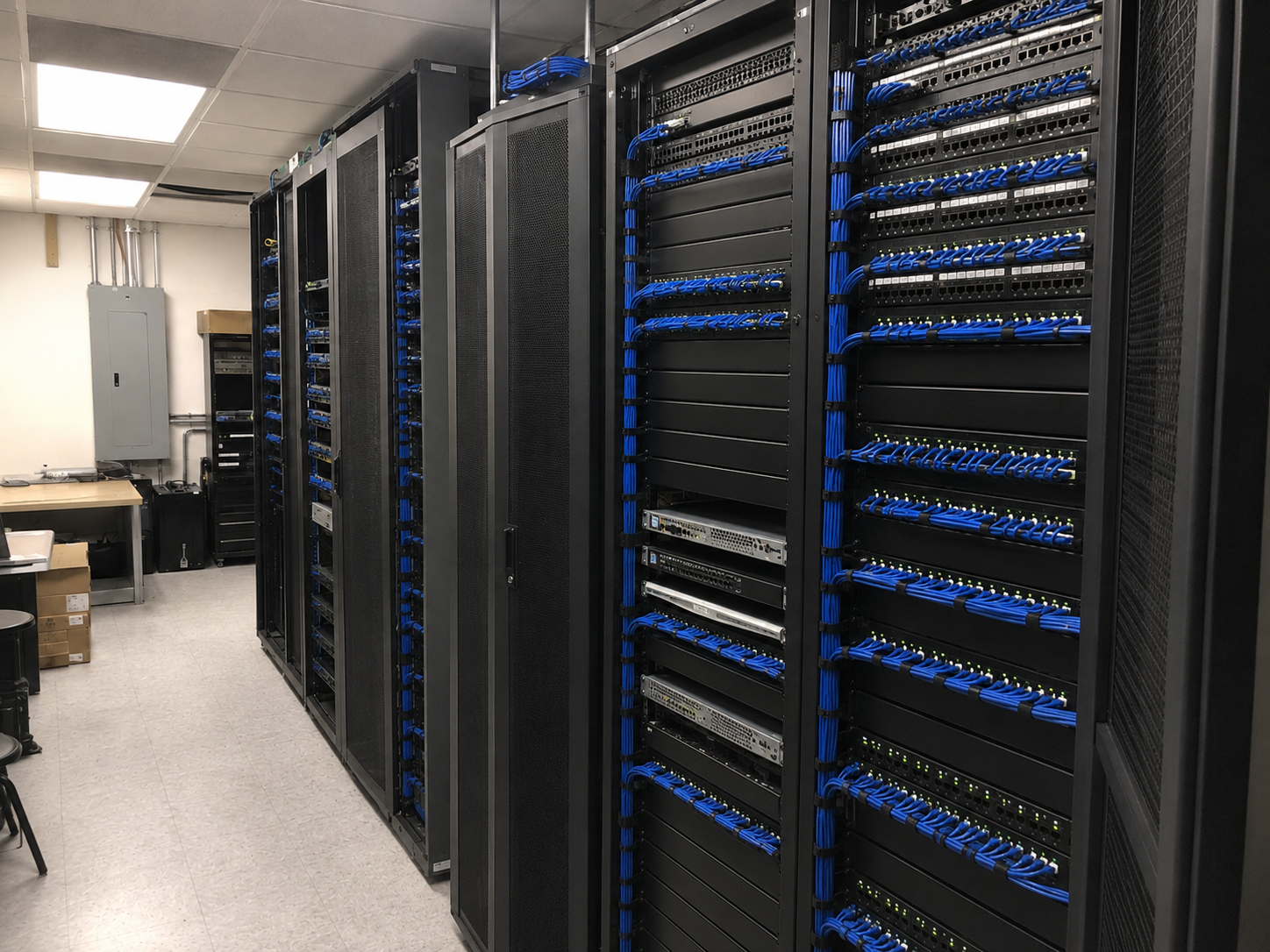 Data Center Retrofit and Rack Cleanup