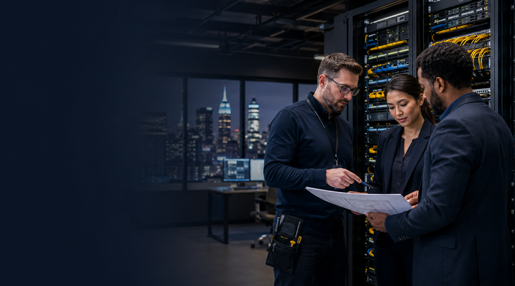 Contact Cables and Chips for structured cabling, low voltage installation, and network infrastructure services in New York City