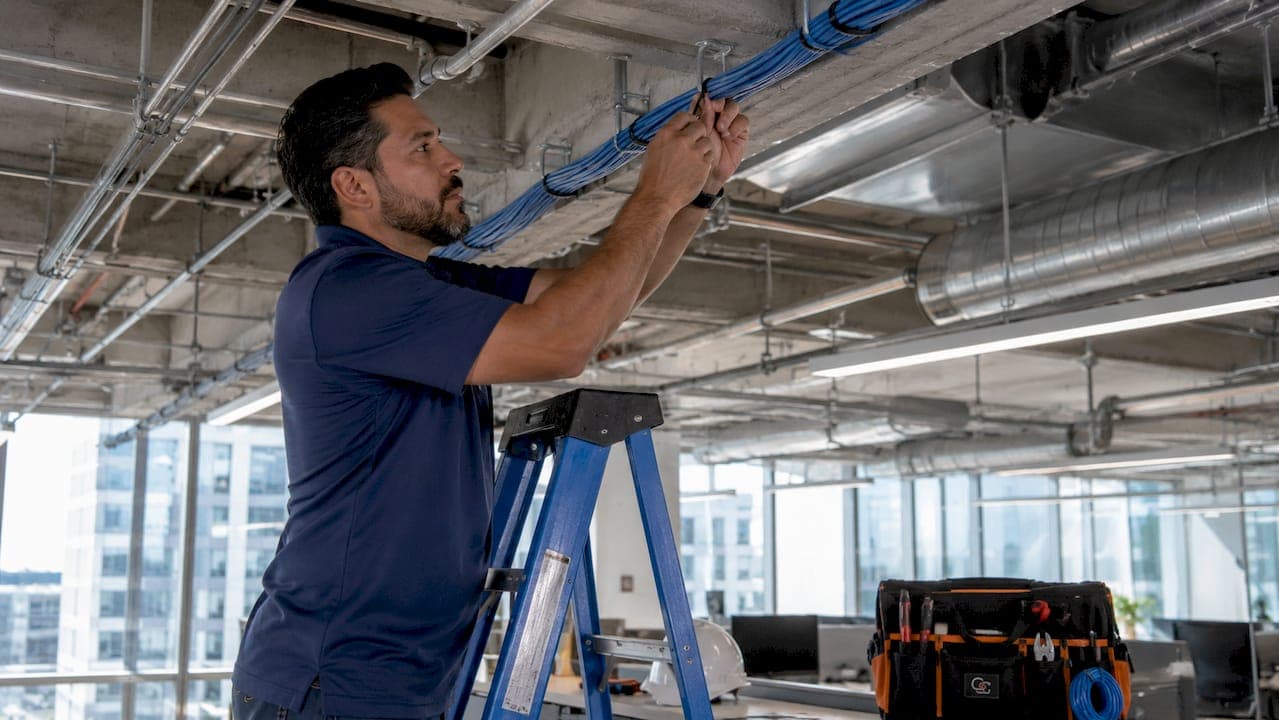 Open Ceiling Office Cable Management: 2026 Guide