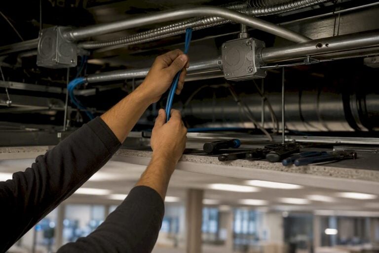 Adding Access Control Wiring to an Existing Building