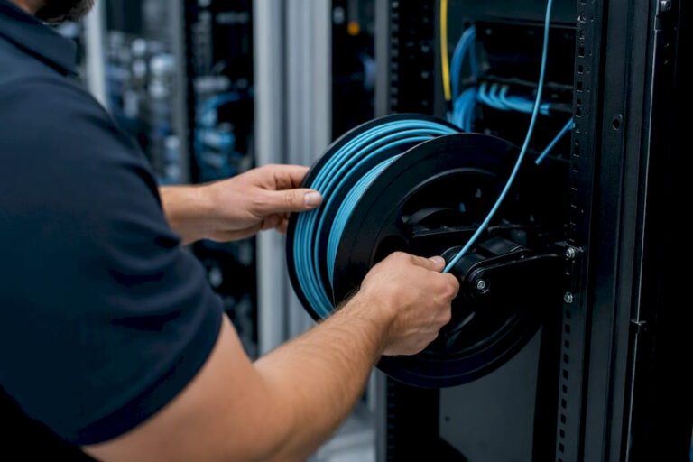 Fiber Slack Storage: Hardware, Rules, and Install Steps