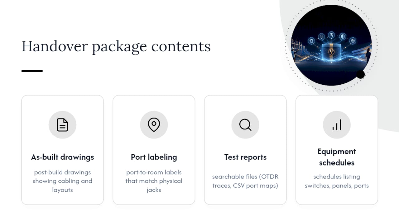 Documentation and Handover: The Package That Actually Gets Used — overview diagram