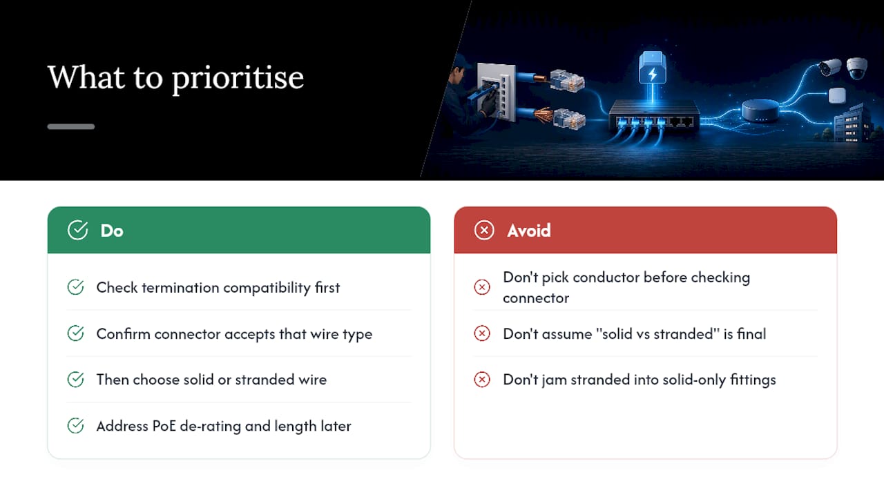 What Actually Matters When Choosing Between Solid and Stranded Wire — overview diagram