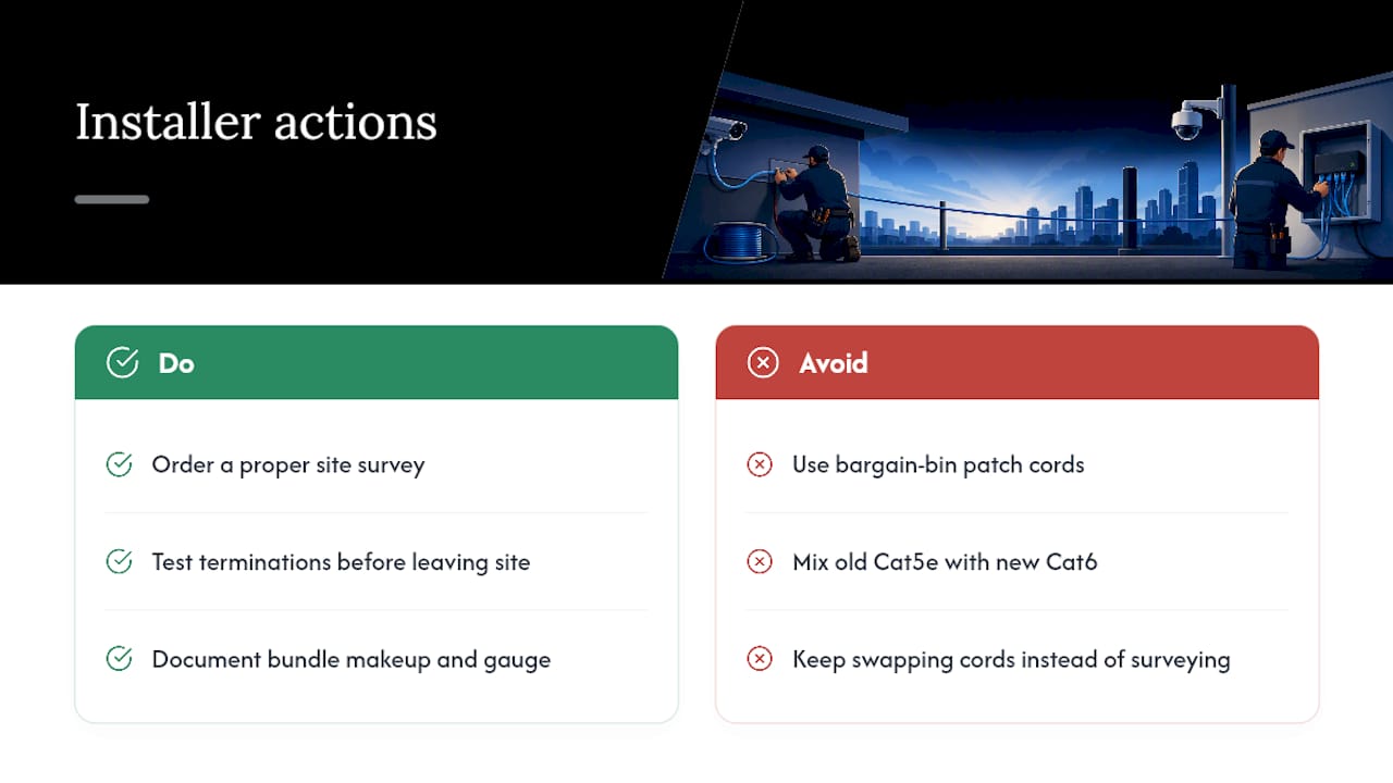 Installer Perspective: What Actually Fails on Site — overview diagram