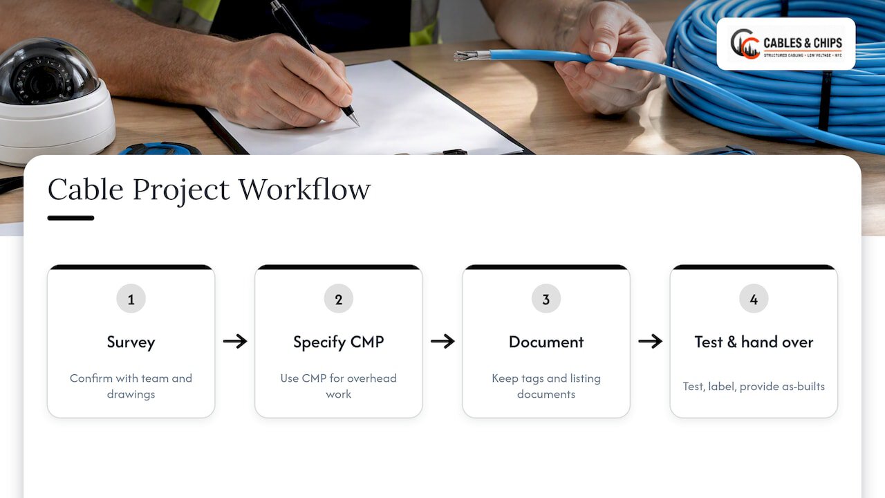 Our perspective: specify CMP early, document it, and test it